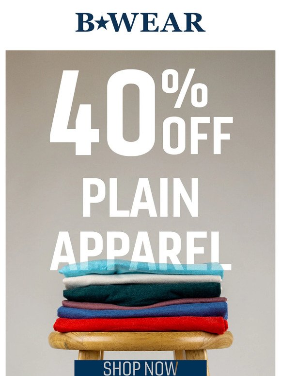 2 Days Only: Plain Go-To Items Now 40% OFF! 😍