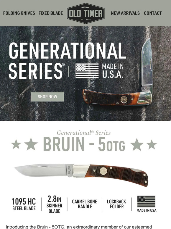 Old Timer: The Bruin - 50TG is a symbol of enduring excellence, proudly ...