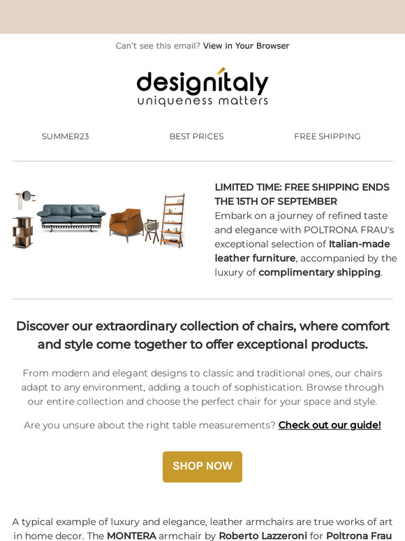 Design Italy: Discover our extraordinary collection of chairs! | Milled