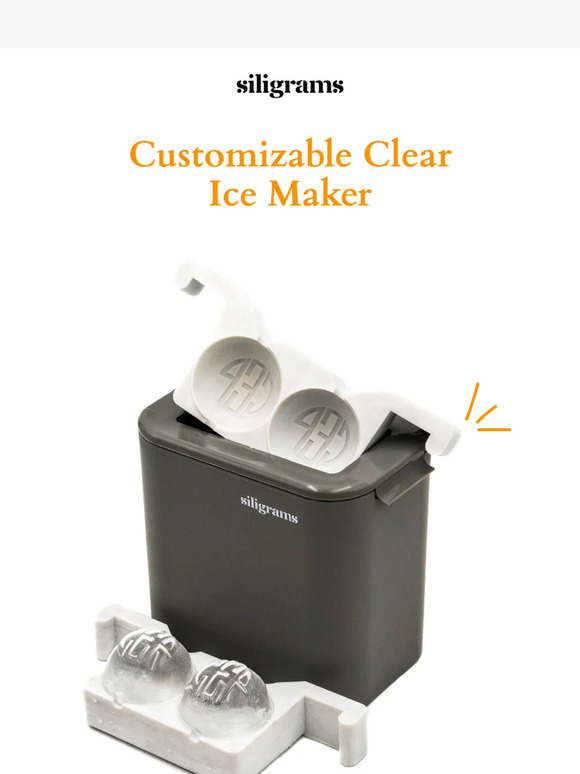 Original Siligrams Customizable Clear Ice Maker