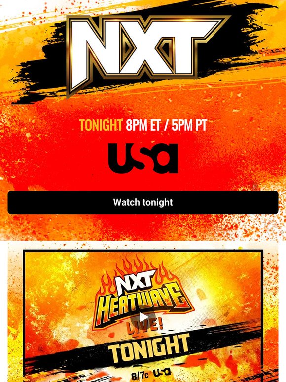 TONIGHT on a special edition of NXT, the competition is straight fire on Heatwave!