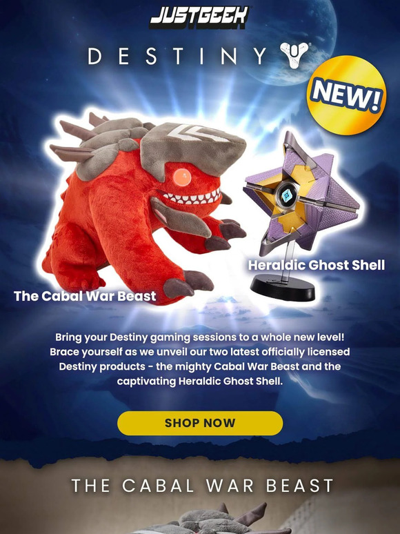 Official Destiny Cabal War Beast Plushie – Just Geek