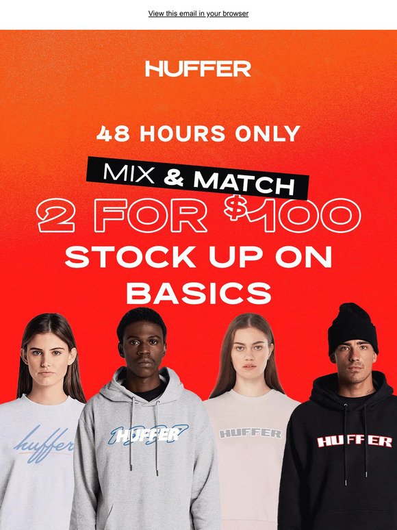 💥 2 FOR $100 | MIX & MATCH 💥