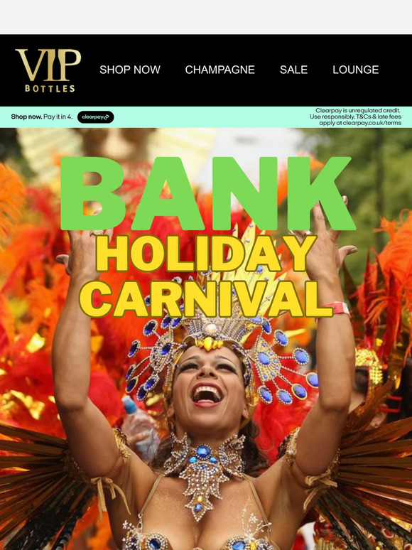 Let's Celebrate! Bank Holiday Carnival Is Here 🥳
