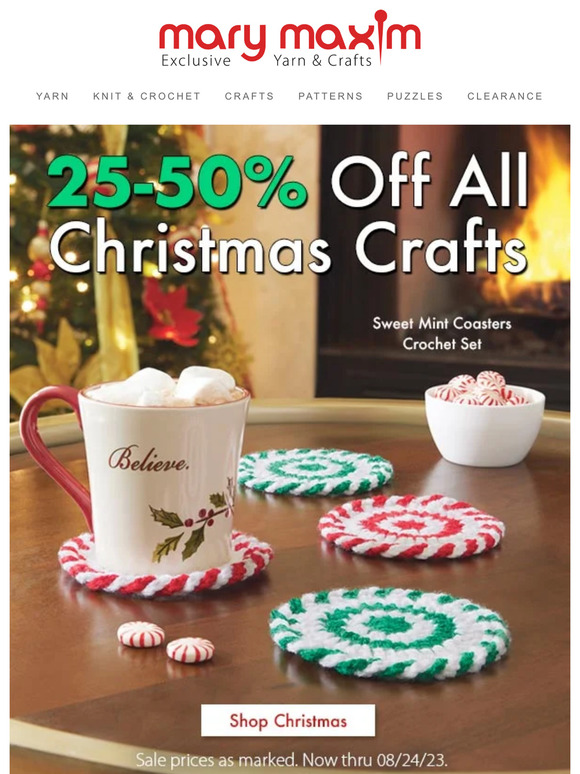 Our Christmas Craft SALE is going on now!