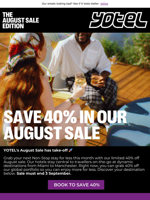 The August Sale Has Take-Off 🚀