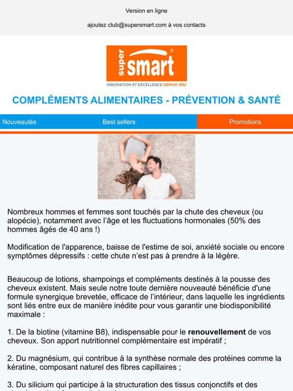 Nouvelle formule contre la chute des cheveux