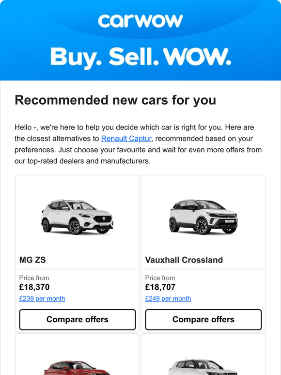 Carwow: Top cars similar to the Renault Captur | Milled