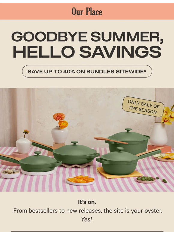 It’s the Goodbye Summer Sale!