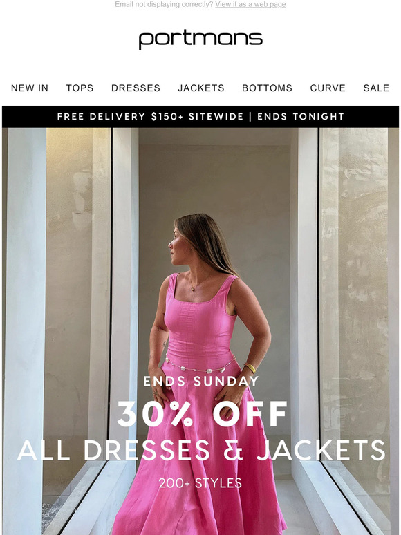 Portmans As Seen On The Dress Of The Moment Milled