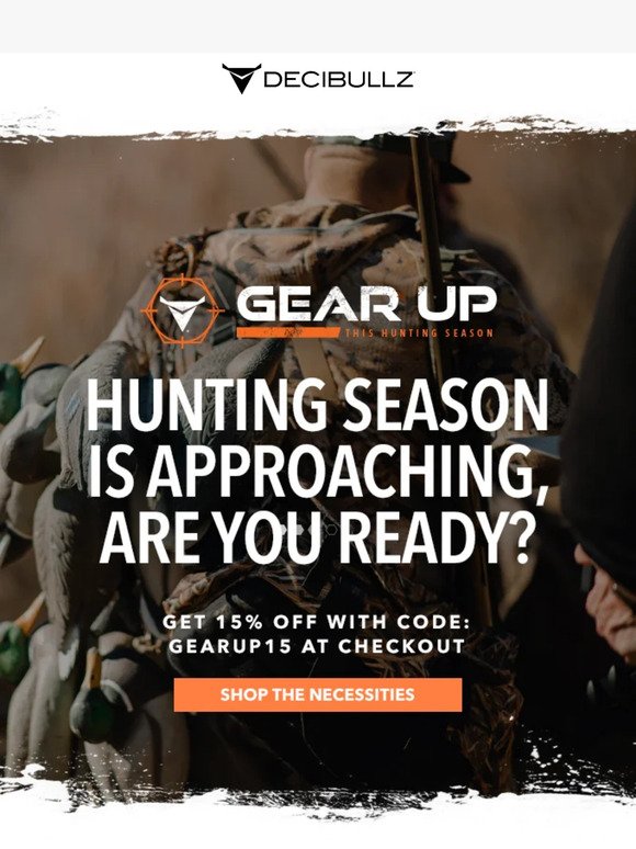 Hunting season is approaching...