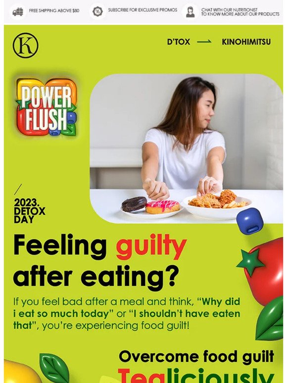 Experiencing food guilt? 😵