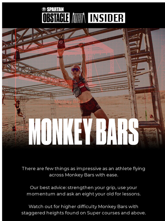 spartan Master the Monkey Bars Here's How! Milled