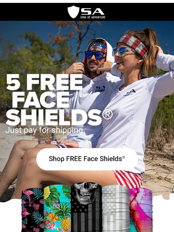 FREE FACE SHIELDS Just Pay Shipping