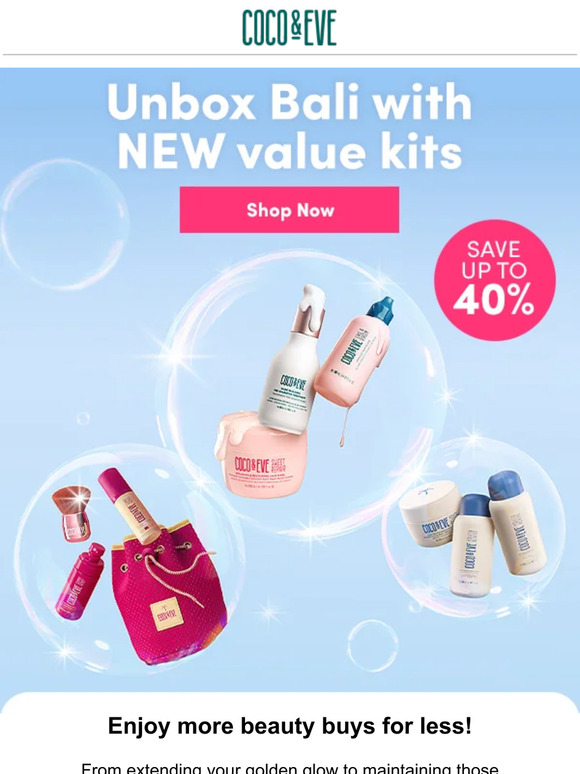 Up to 40% off our best bundles
