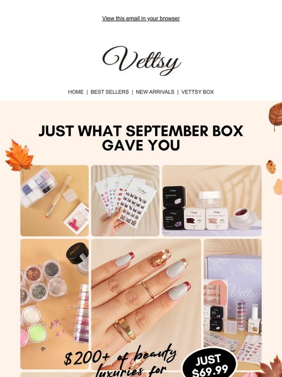 🍁Nail the Transition: September Box Packed with Treasures