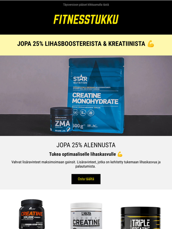 Jopa 25% lihasboostereista 💪