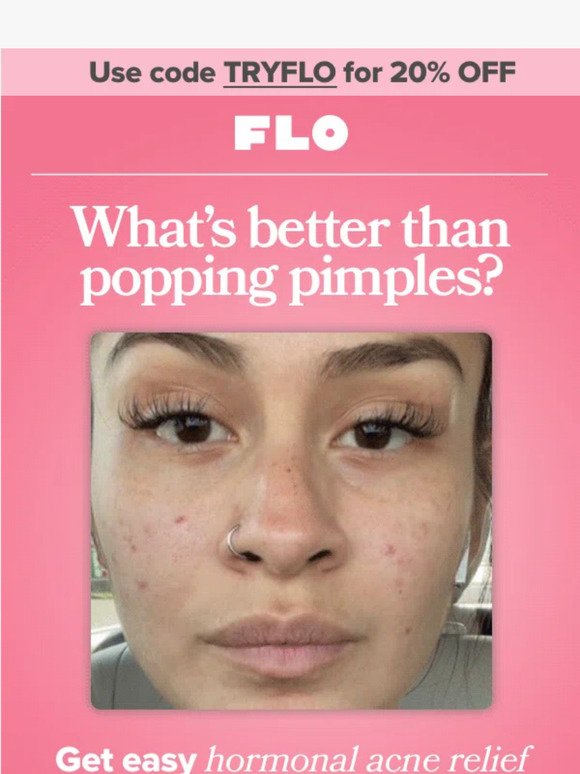 Love popping your period zits?