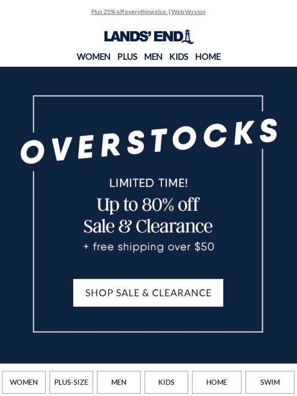 Up to 80% off sale & clearance now!