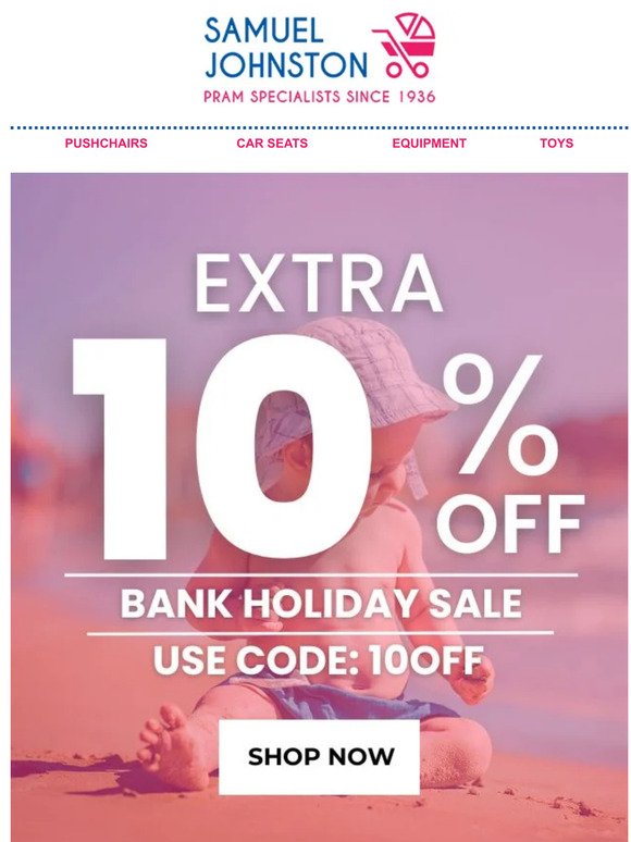 🎉 Bank Holiday Bonanza: Get Up To 50% Off In The Bank Holiday Sale 🛍️🌟