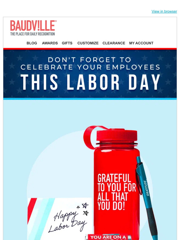 Celebrate Labor Day the Right Way 🎁