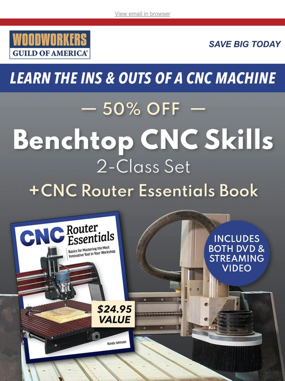 Embrace Innovation: 50% Off Benchtop CNC Skills Set!