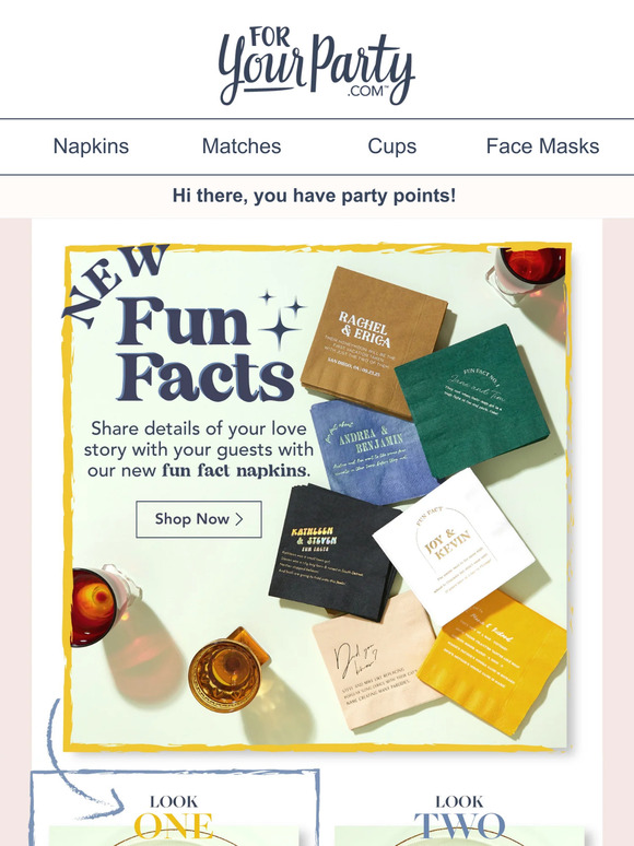 New Fun Fact Napkins 🚨