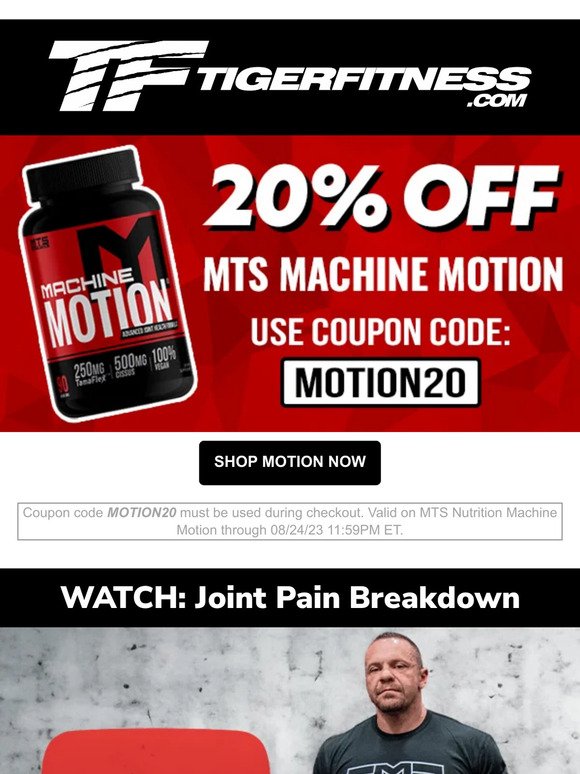 The Complete Joint Pain Guide 💪 Plus 20% Off Machine Motion Joint Health Formula