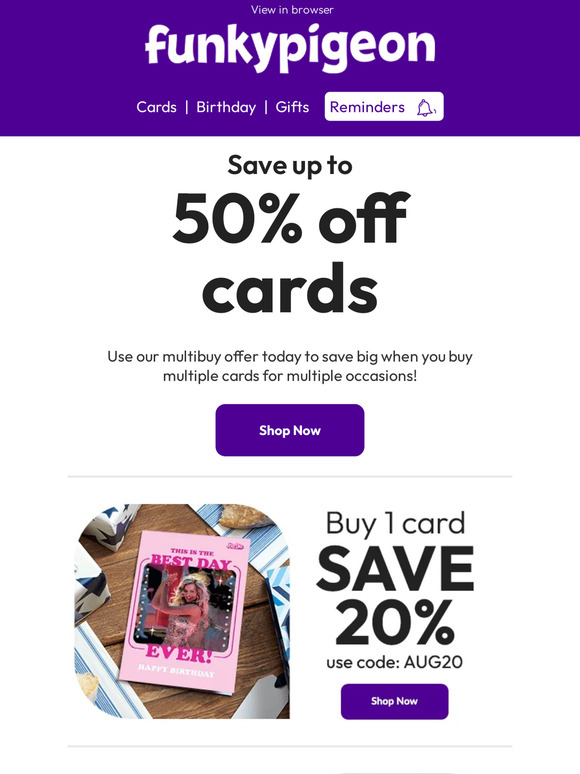 —, treat yourself to 50% off! 😍
