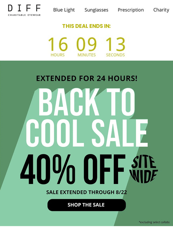 You Asked, We Answered... 40% Off For ONE MORE DAY 🙌
