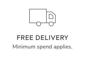 Free Delivery. Minimum spend applies.