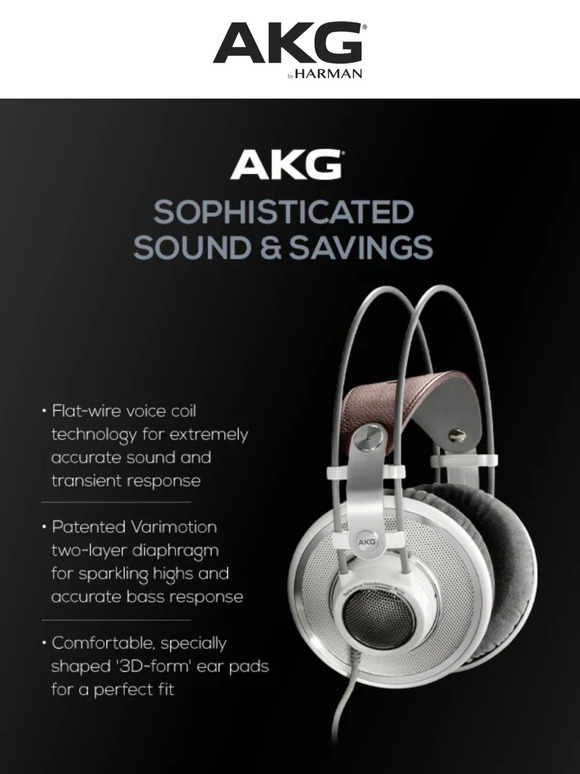 Limited Time Only - AKG K701 at over 25% off!