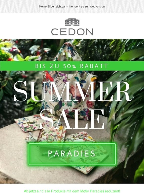 Summer Sale  -  Paradies