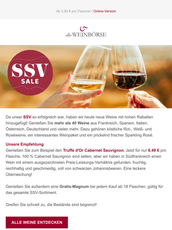 SSV | Neue Weine hinzugefügt!