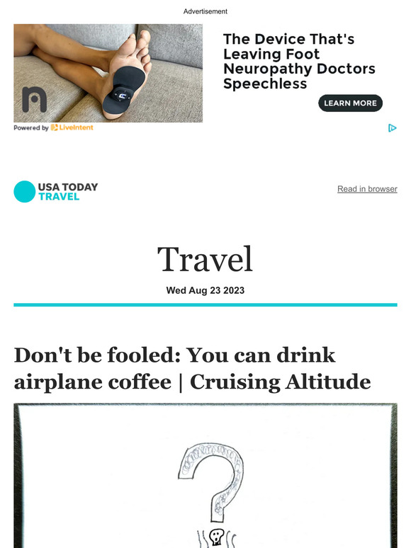 USA TODAY Is airplane coffee safe to drink? We put the rumors to rest