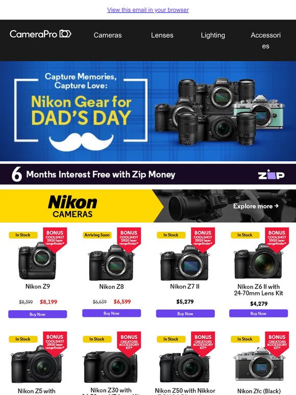 Gift Dad the Perfect Shot: Nikon Gear for the Ultimate Father's Day