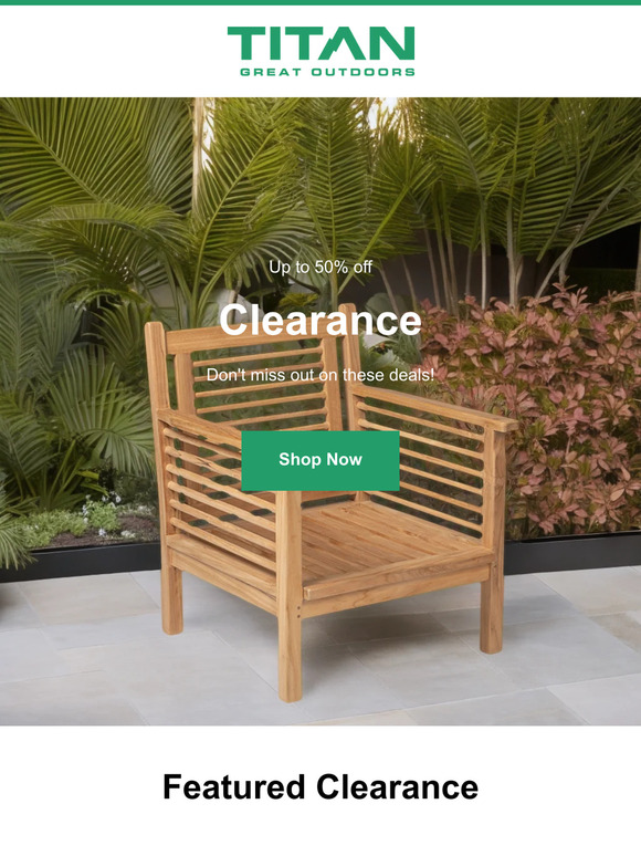 Up to 50% Off Clearance!