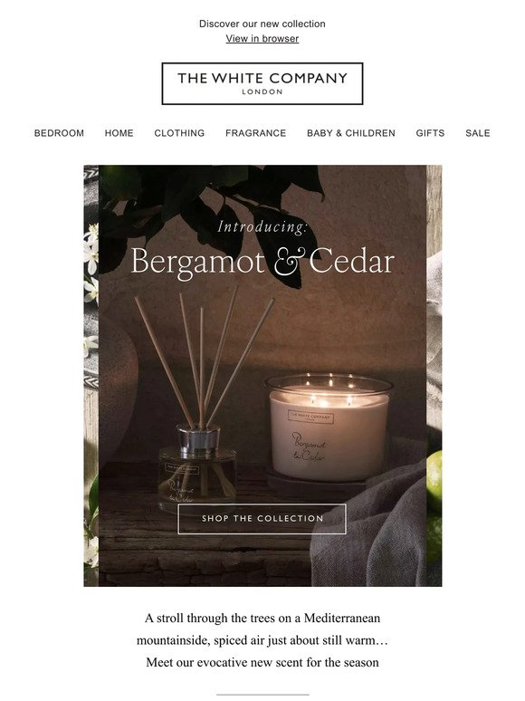 Introducing: Bergamot & Cedar