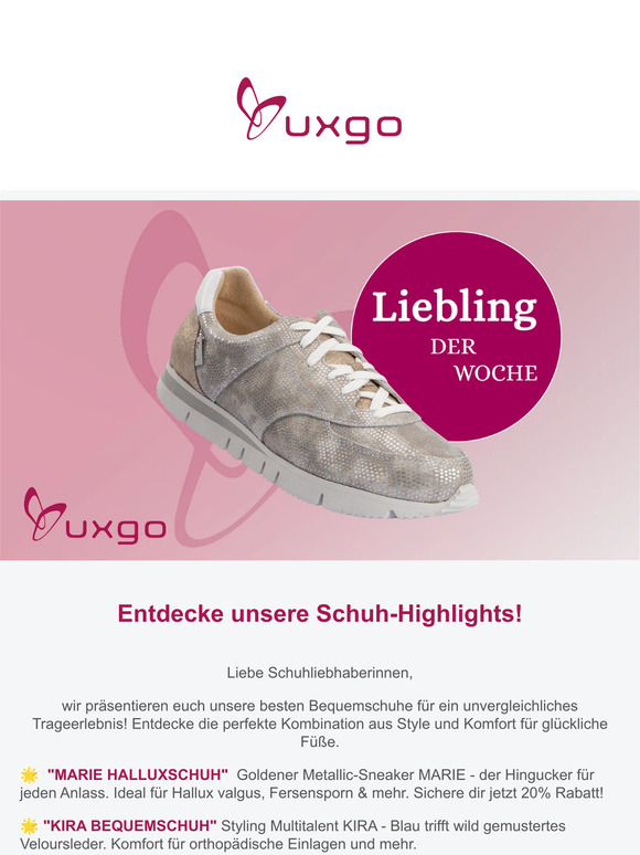 GÖNNE DIR KOMFORT MIT UNSEREN BEQUEMSCHUHEN! 👟