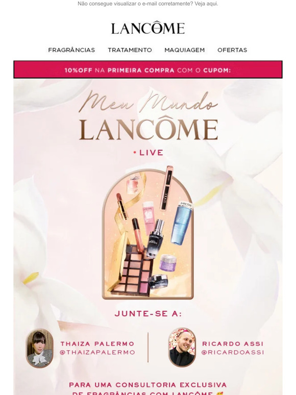 Consultoria de fragrâncias + PROMOS EXCLUSIVAS! Inscreva-se na MASTERCLASS