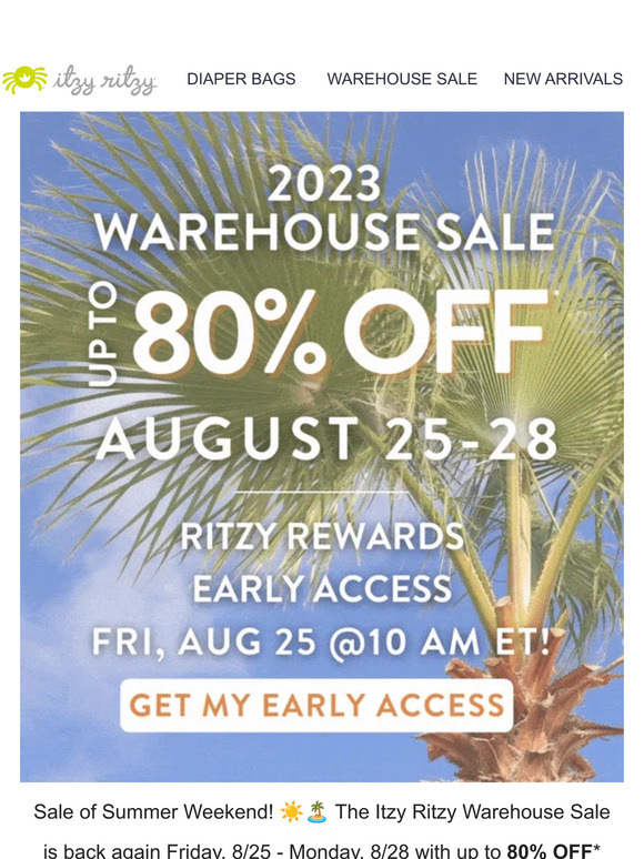 🚨 SOS: Warehouse Sale Weekend!