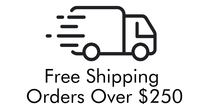 Free shipping orders over $250