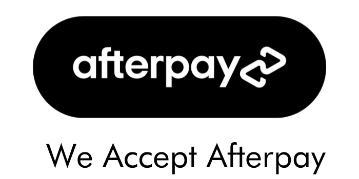 We accept afterpay.