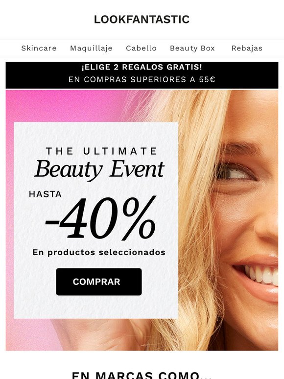 The Ultimate Beauty Event comienza ahora con hasta -40%