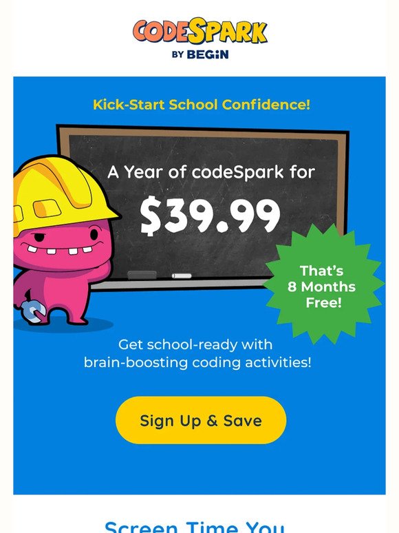 Jump-Start Your Kid's Love for Coding!