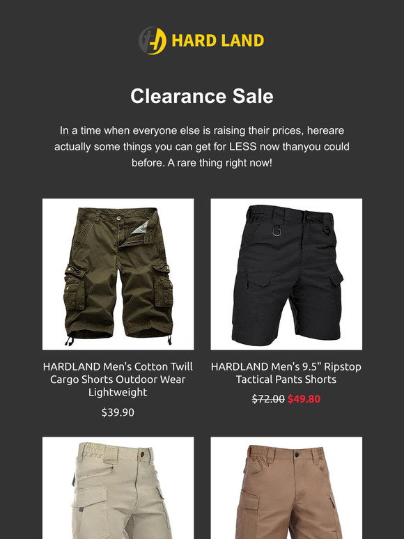 Qingdao Gelai Import and Export Co., Ltd.: Outdoor Shorts Clearance, HARD  LAND