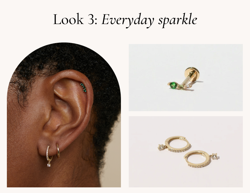 Look 3: Everyday sparkle