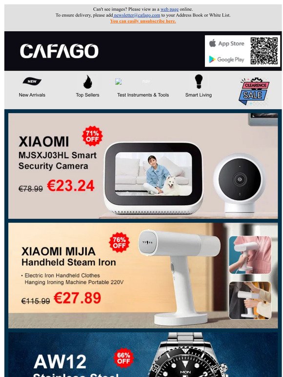 Home & Living Big Saving : 50pcs Xiaomi Smart Security Camera are on Sale!