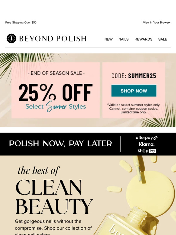 Hey friend, get 25% OFF Select Summer Faves!