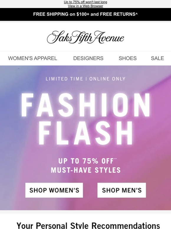 Shop our Fashion Flash sale + Tops we think you'll love